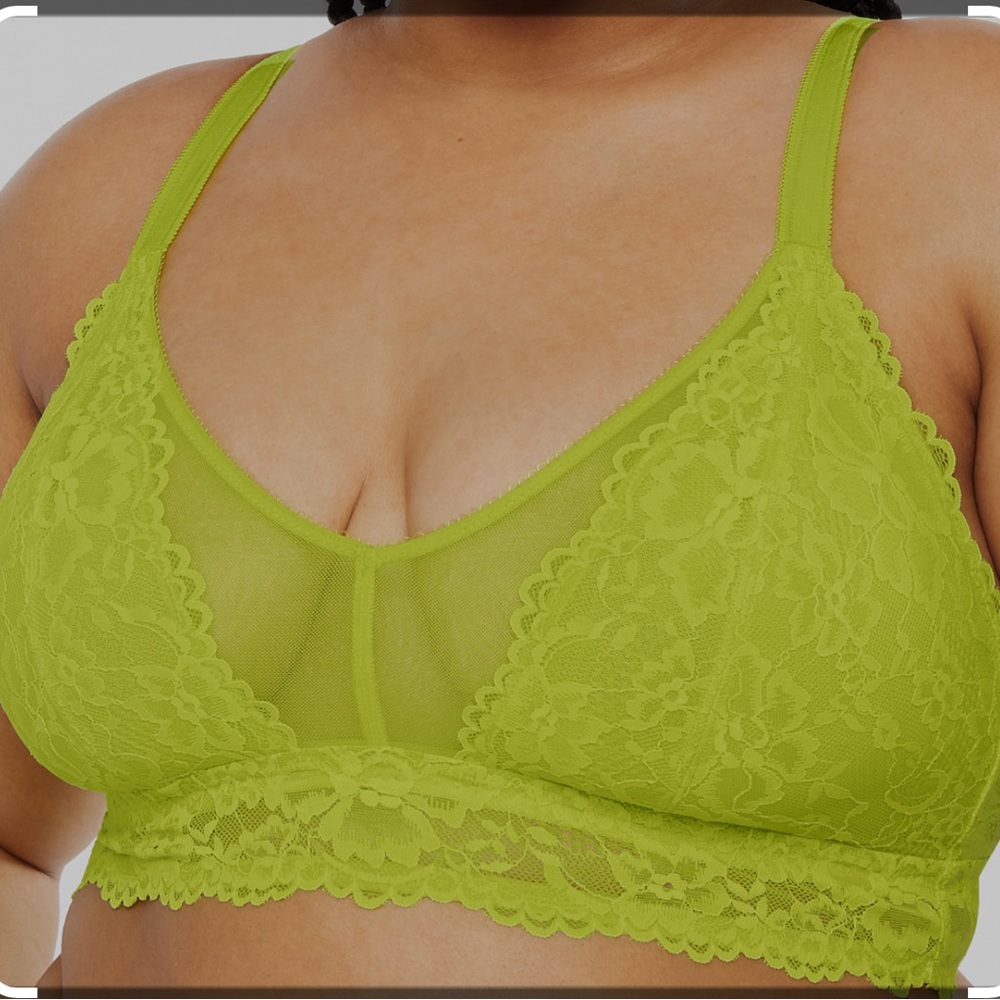 Savage X Fenty like green bralette size 1X